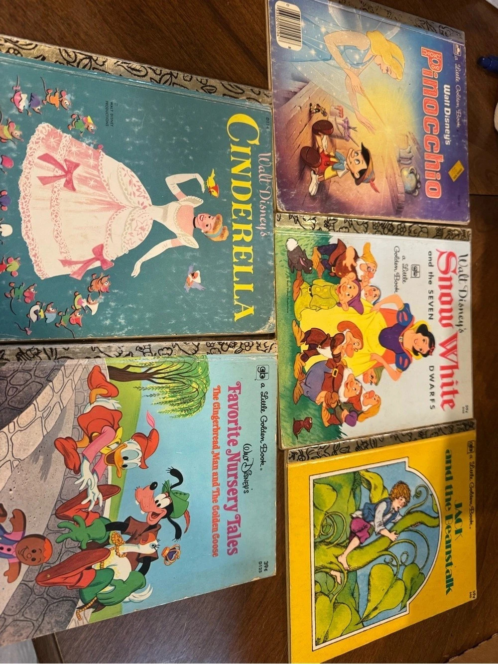 Little Golden Books Vintage Walt Disney Little Golden Books Lot of 5 Lot of 5
